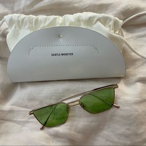 Gentle Monster green sunglasses